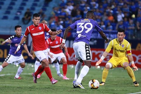 Hà Nội 3-1 Than Quảng Ninh: Samson ghi bàn