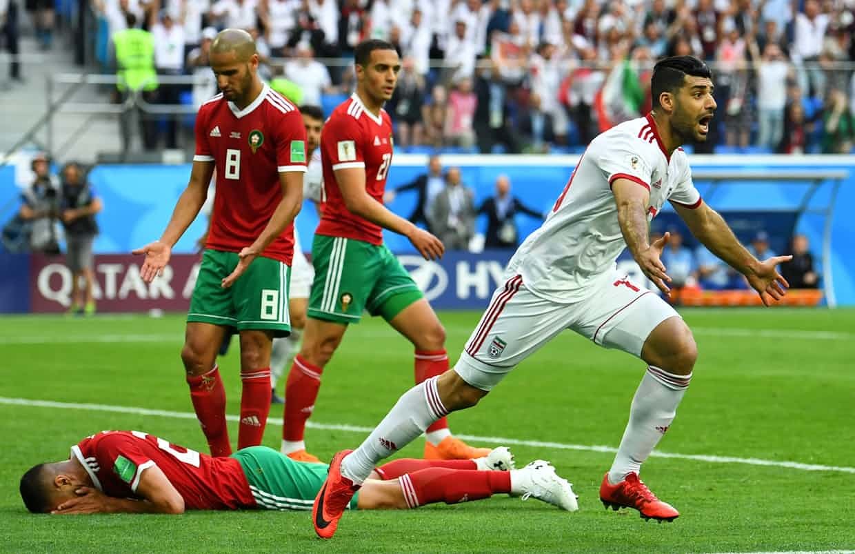 Chơi kiên cường, Iran đánh gục Maroc đầy kịch tính