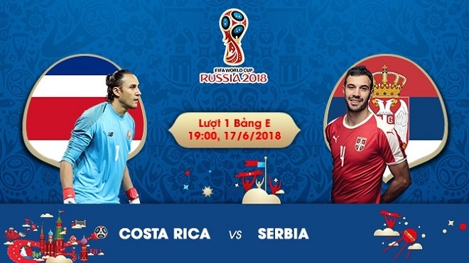 Xem trực tiếp trận Costa Rica vs Serbia ở đâu?