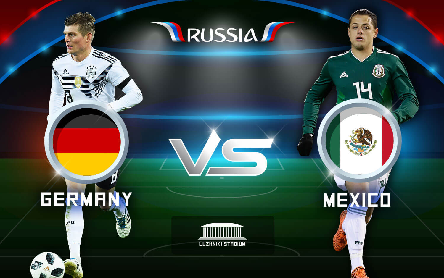 Đức vs Mexico: Thử thách chờ nhà ĐKVĐ