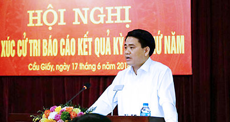 Chủ tịch HN Nguyễn Đức Chung nói về âm mưu của các thế lực thù địch