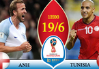 Xem trực tiếp trận Anh vs Tunisia ở kênh nào?