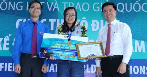 Nữ sinh duy nhất đi thi Vô địch thiết kế đồ họa thế giới 2018