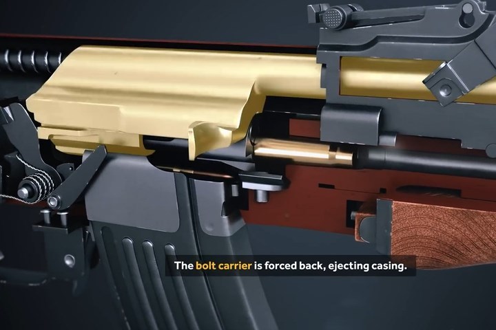 Bộ ảnh 3D lột tả chi tiết cách súng AK hoạt động
