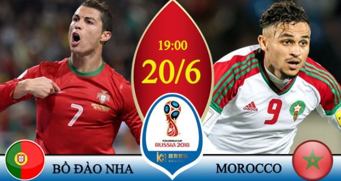 Link xem trực tiếp Bồ Đào Nha vs Maroc, 19h ngày 20/6