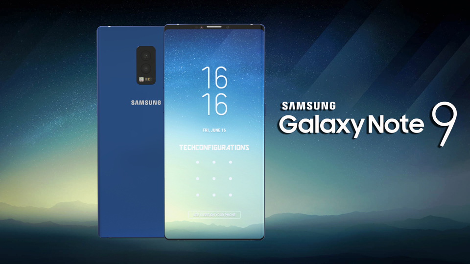 Hình ảnh Galaxy Note 9 mới nhất, thiết kế thay đổi