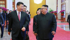 Hình ảnh Kim Jong Un thăm TQ lần ba Hình ảnh Kim Jong Un thăm TQ lần ba