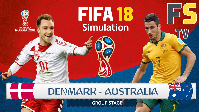 Đan Mạch vs Úc, Bảng C World Cup 2018