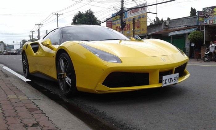 đại Gia đất Bình Dương âm Thầm Tậu Siêu Xe Ferrari 488 Gtb