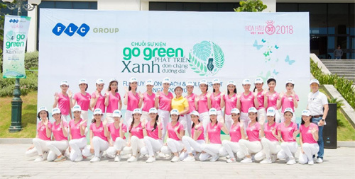 Thí sinh Hoa hậu Việt Nam hào hứng tham gia ‘Go Green’