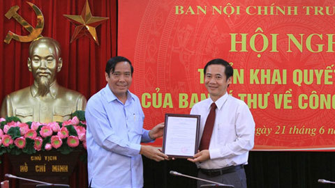 ĐBQH Nguyễn Thái Học được bổ nhiệm làm Phó Ban Nội chính TƯ