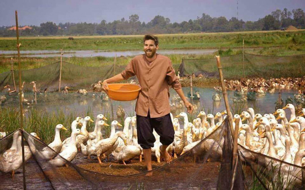 Ảnh chế Messi ngập tràn Facebook sau khi Argentina thua Croatia tan tác