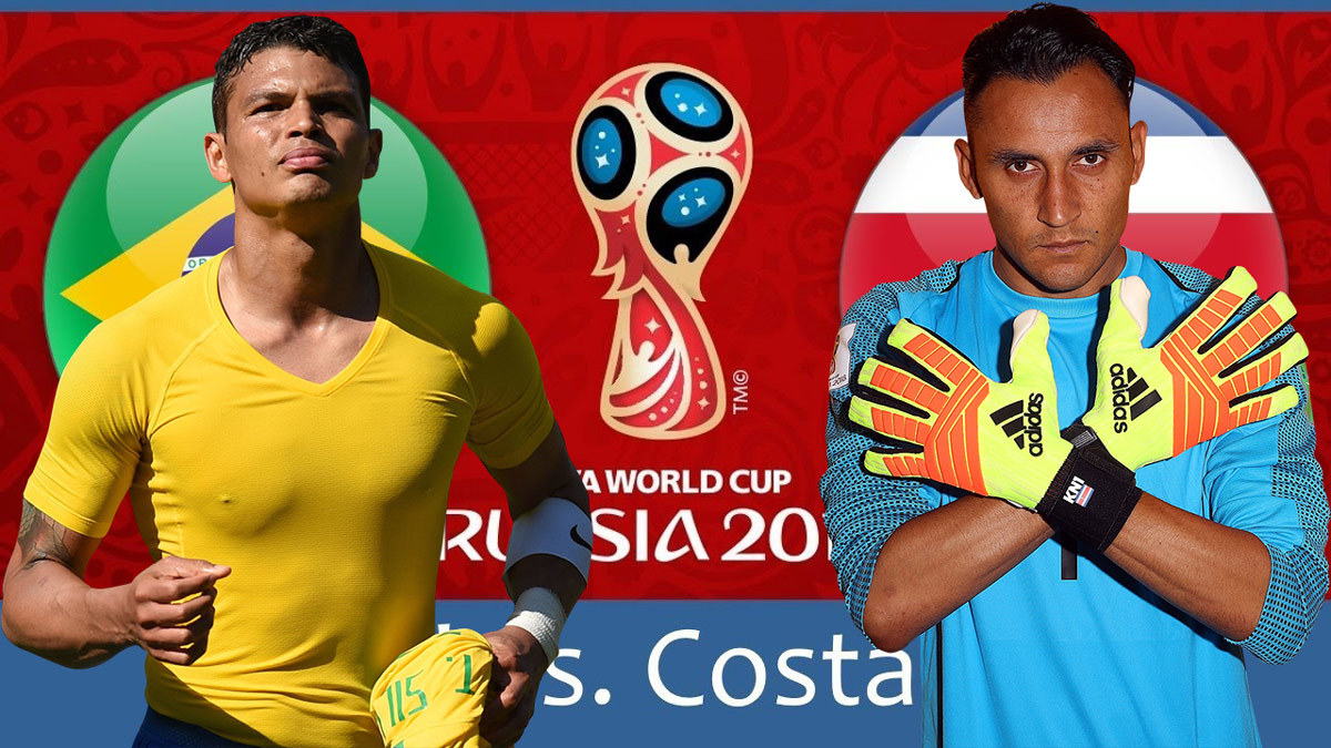 Trực tiếp Brazil vs Costa Rica, 19h ngày 22/6
