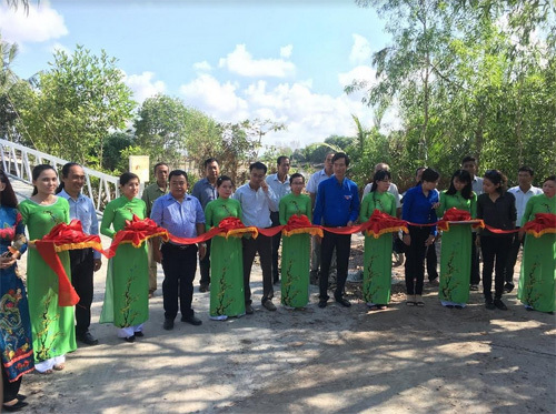 Khánh thành cầu thép dây văng ở Bạc Liêu