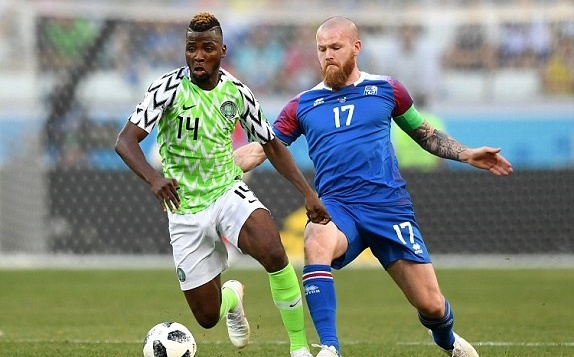Video bàn thắng Nigeria 2-0 Iceland