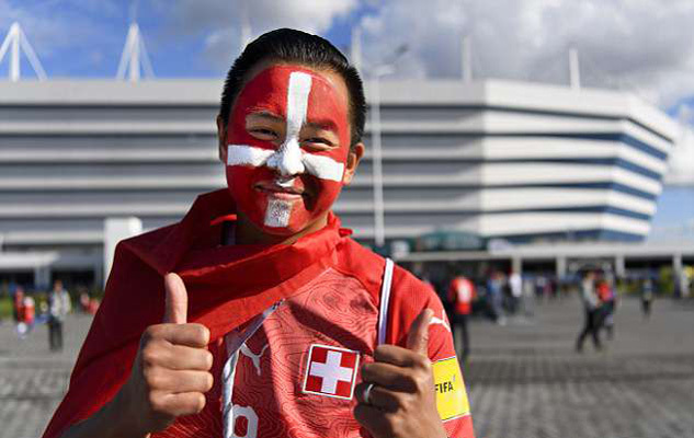 Các CĐV Thụy Sĩ