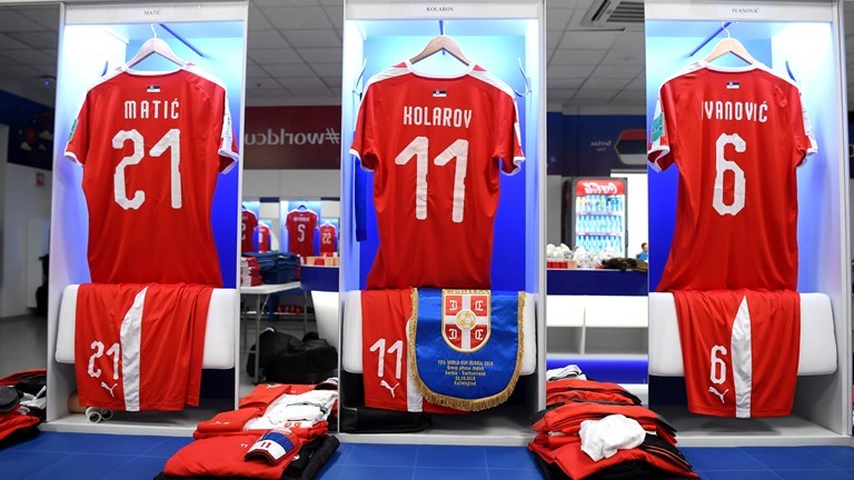 Phòng thay đồ của Serbia