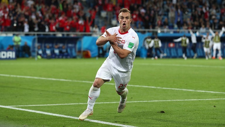 Video bàn thắng Serbia 1-2 Thụy Sĩ