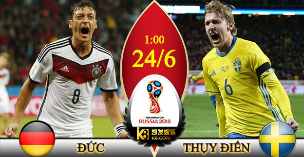 Link xem trực tiếp Đức vs Thụy Điển, 01h ngày 24/6