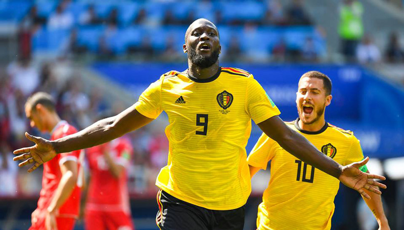 Video bàn thắng Bỉ 5-2 Tunisia