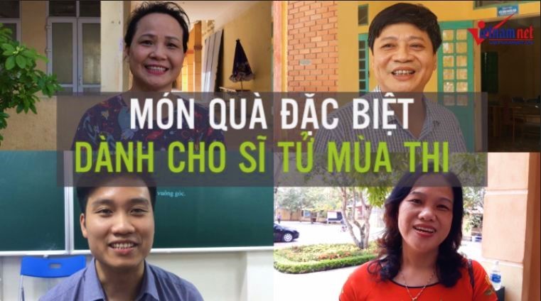 Món quà đặc biệt dành tặng sĩ tử thi THPT quốc gia