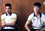 Cầu thủ U23 Việt Nam chúc các sĩ tử thi tốt