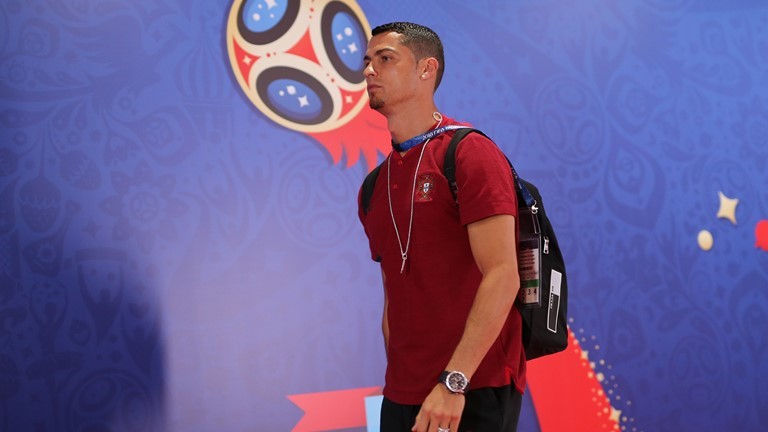 Ronaldo và Pepe đến sân