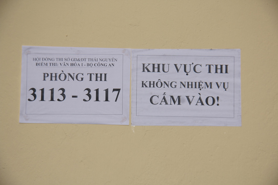 Điểm thi đặc biệt có 58 thí sinh người nước ngoài