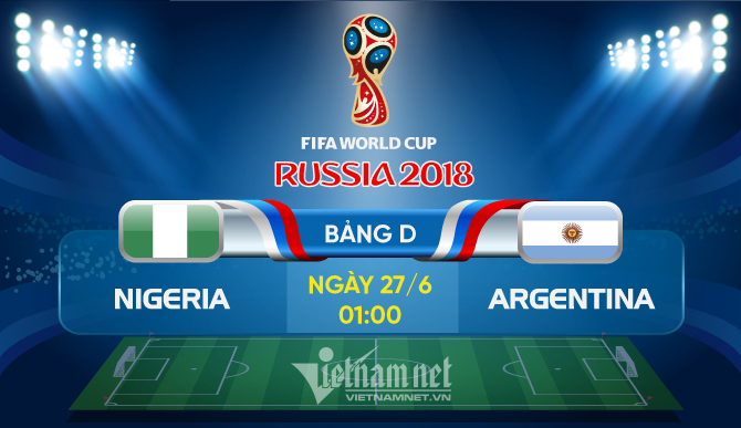 Link xem Trực tiếp Argentina vs Nigeria