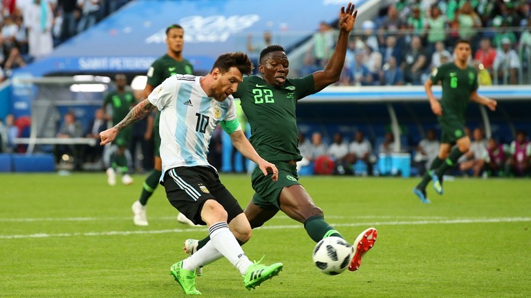 Video bàn thắng Argentina 2-1 Nigeria