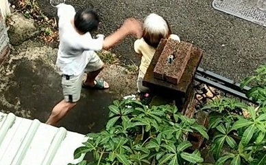 'Con trai bóp cổ và tát vào mặt mẹ già' khiến dân mạng phẫn nộ