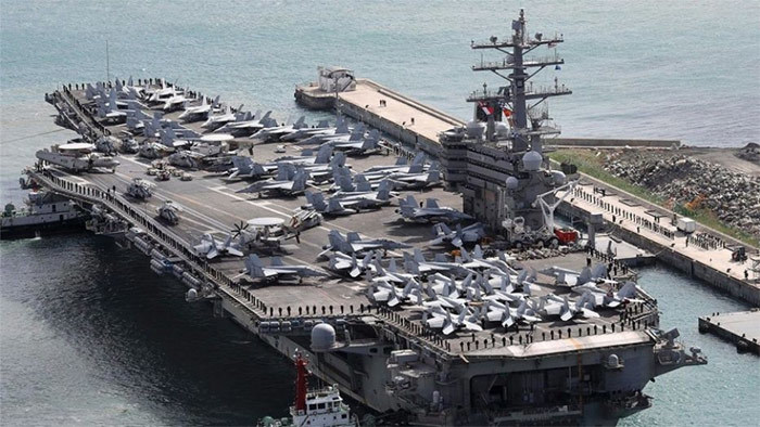 Mỹ điều tàu sân bay USS Ronald Reagan tới Biển Đông tuần tra