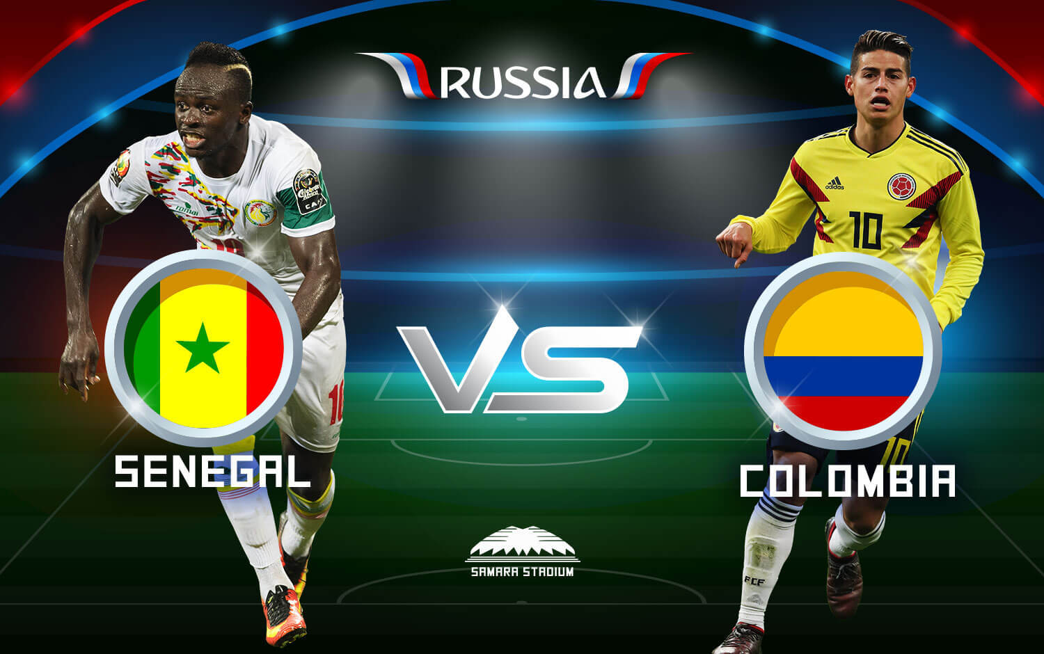Senegal vs Colombia: Rực lửa ở Samara