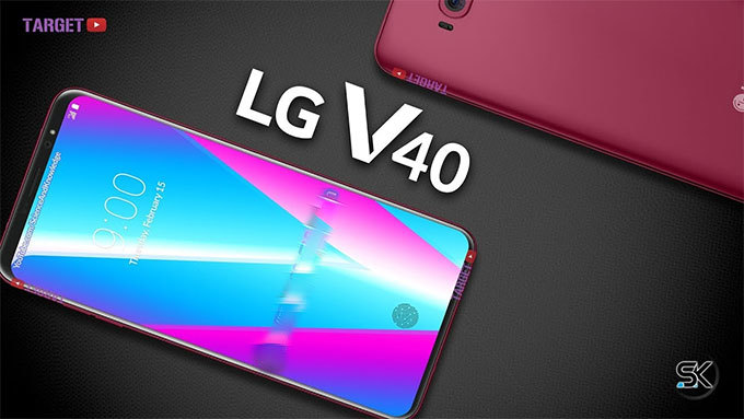 LG V40 có tới 5 camera: 3 phía sau và 2 phía trước