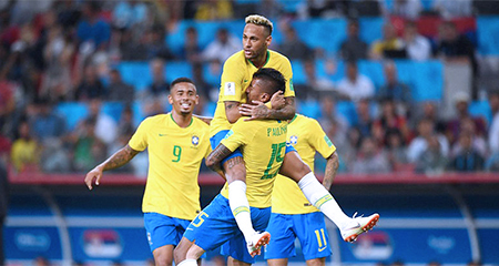 Đả bại Serbia, Brazil chiến Mexico ở vòng 1/8