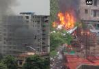 Máy bay lao xuống Mumbai, bốc cháy ngùn ngụt
