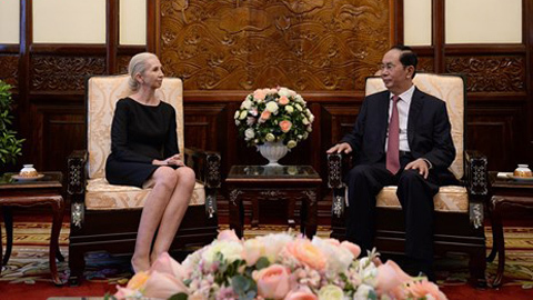 Chủ tịch nước tiếp Tổng thống Nauru và Đại sứ Na Uy tại Việt Nam