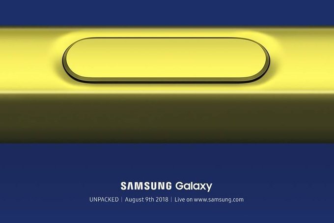 Samsung chính thức xác nhận ngày ra mắt Galaxy Note 9