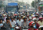 Kẹt xe kinh hoàng sau vụ tai nạn chết người ở Sài Gòn