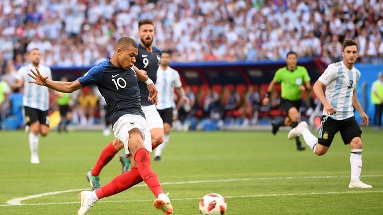 Video bàn thắng Pháp 4-3 Argentina
