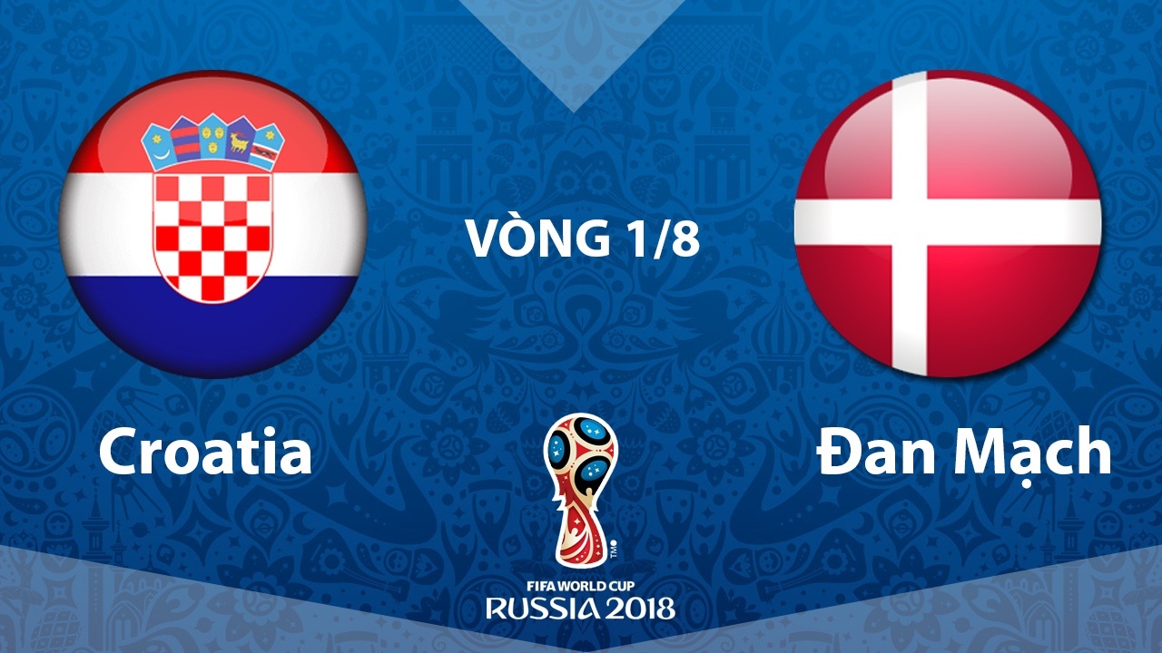 Link xem trực tiếp Croatia vs Đan Mạch, 01h ngày 2/7