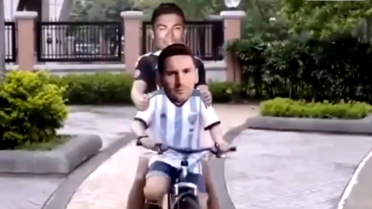 Video chế Messi cùng Ronaldo 'đi thật xa để trở về' được chia sẻ chóng mặt