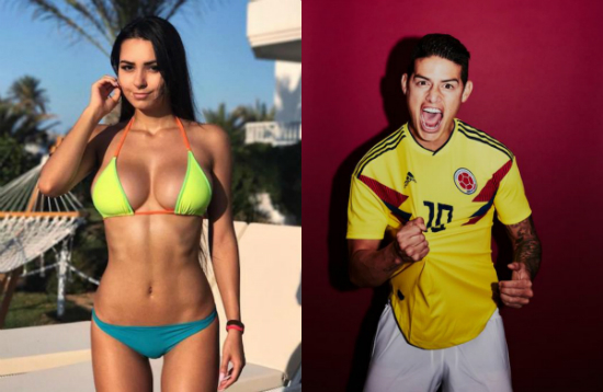 Những cô đào nóng bỏng của cầu thủ Colombia