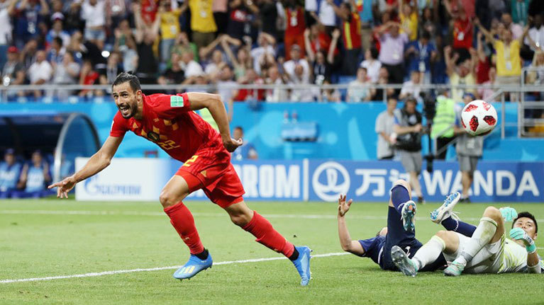 Video bàn thắng Bỉ 3-2 Nhật Bản