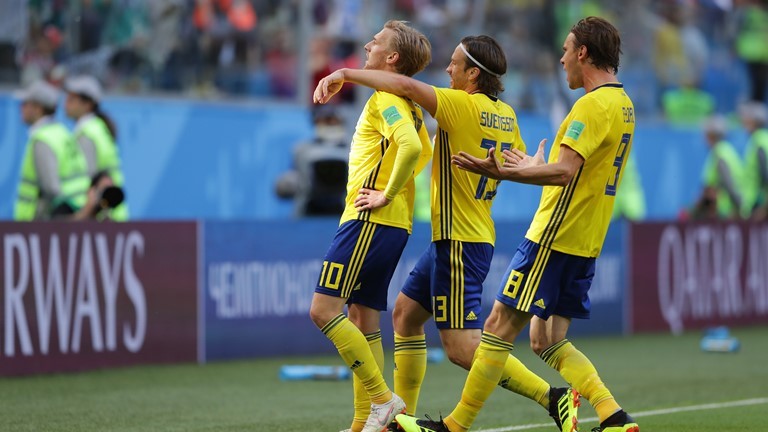 Video bàn thắng Thụy Điển 1-0 Thụy Sĩ