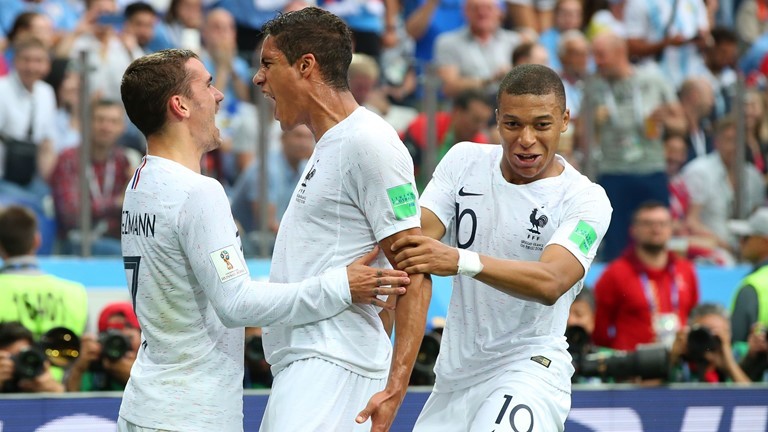 Video bàn thắng Uruguay 0-2 Pháp