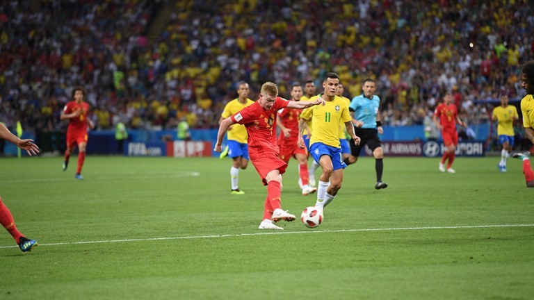 Video bàn thắng Brazil 1-2 Bỉ
