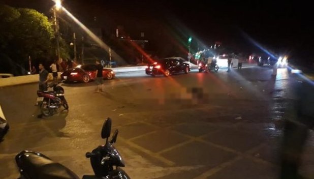 Đôi nam nữ bị xe container cán chết thương tâm trên đường Hà Nội