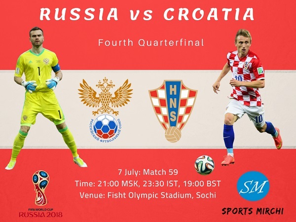 Link xem trực tiếp Nga vs Croatia, 01h ngày 8/7
