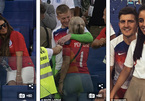 Các tuyển thủ Anh được vợ, người yêu ôm chặt vì chiến thắng tại World Cup